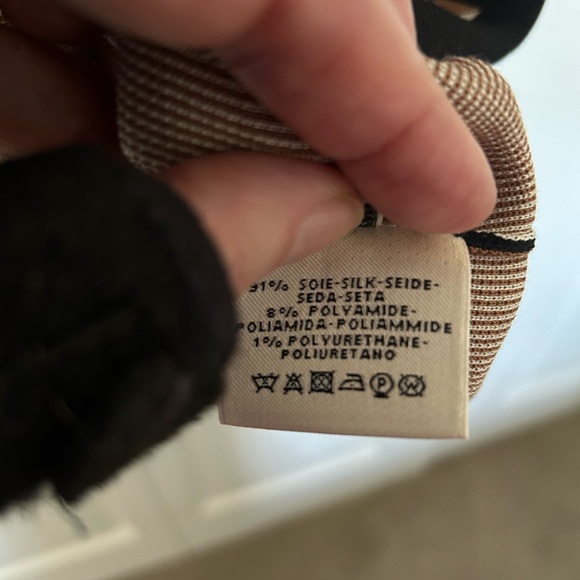 Hermes Black Medor Smart Silk Dress, sized 42 w/Unattached Self Belt EUC - Picture 6 of 7